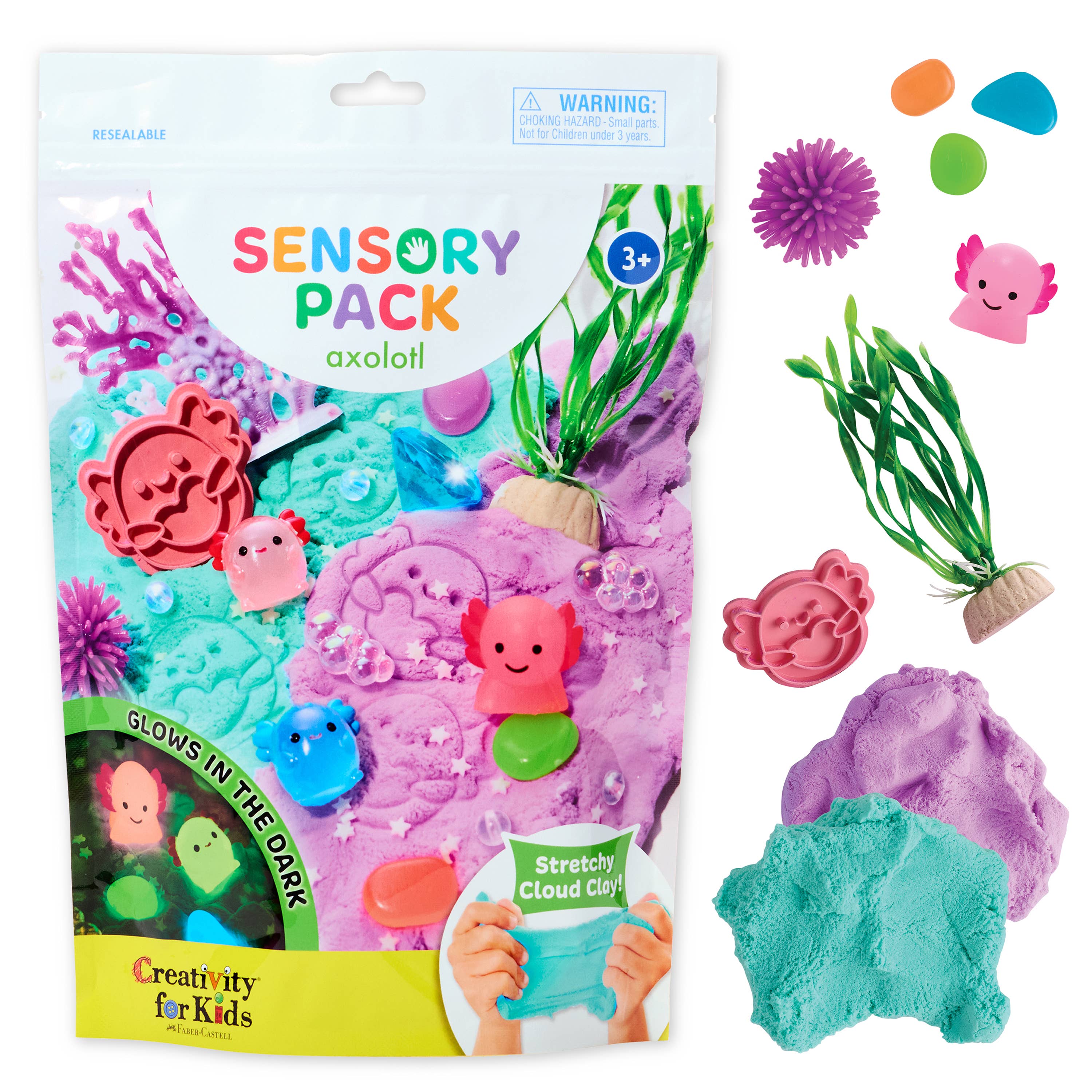 FaberCastell / Creativity for Kids Sensory Pack Axolotl Play Kit for